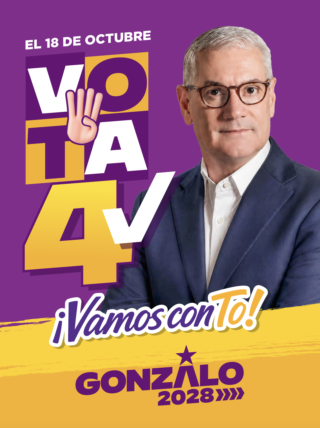 Vamos con To · Vota 4 · Gonzalo 2028